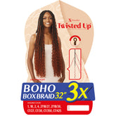 Outre X-Pression Twisted Up Crochet Loop Braid - BOHO BOX BRAID 32" 3X